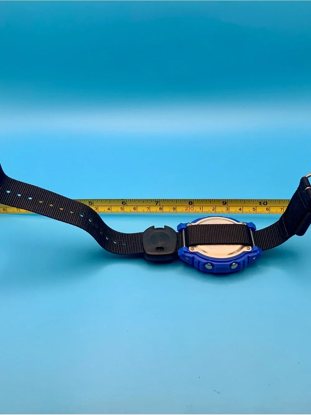 Men’s Digital Wristwatch Chrono Day Date Backlight Alarm Nylon Strap Working